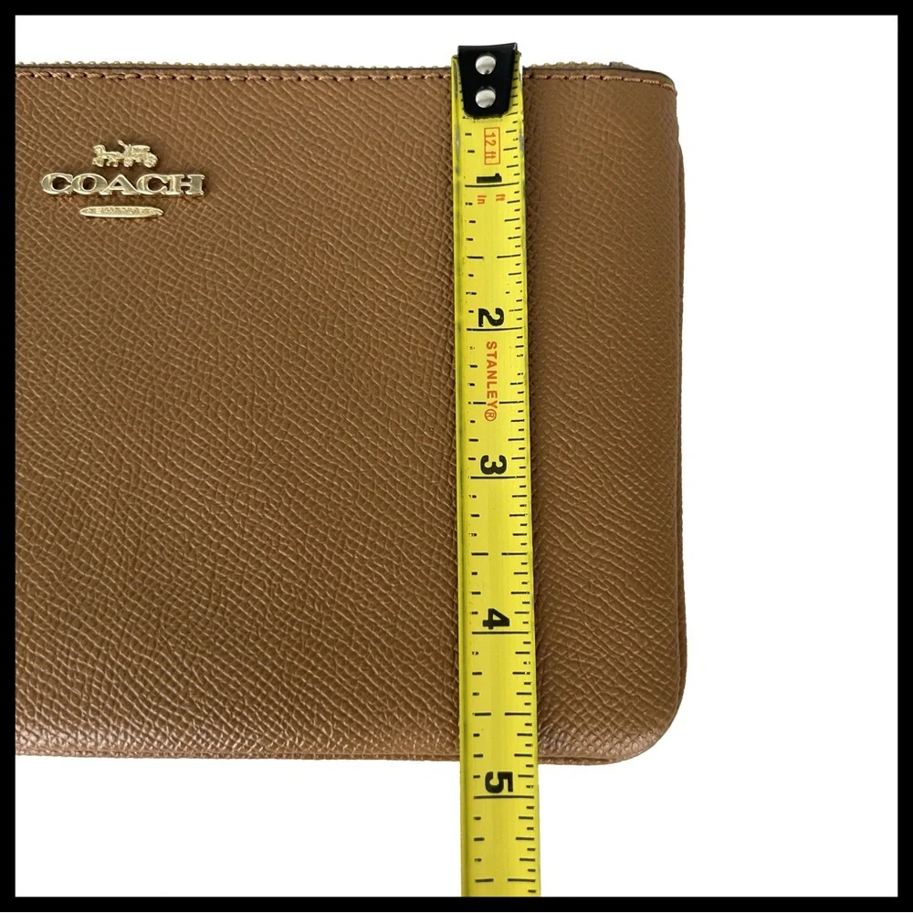 Coach crossgrain leather
